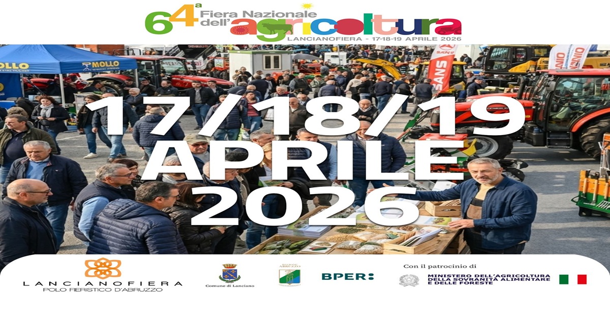 𝟲𝟰𝗮 𝗙𝗶𝗲𝗿𝗮 𝗱𝗲𝗹𝗹'𝗔𝗴𝗿𝗶𝗰𝗼𝗹𝘁𝘂𝗿𝗮 di Lanciano: ecco dove trovarci fiera 3