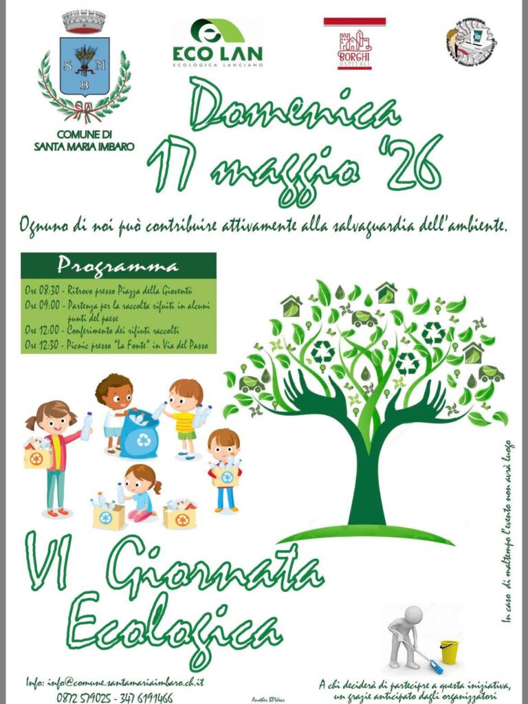 Santa Maria Imbaro: il 17 maggio giornata ecologica whatsapp image 2026 05 04 at 16.39.08