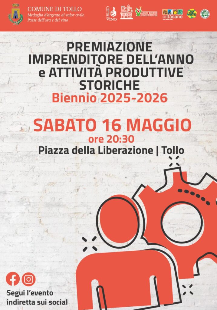 16 e 17 Maggio: le iniziative a Tollo whatsapp image 2026 05 05 at 13.25.59 (2)
