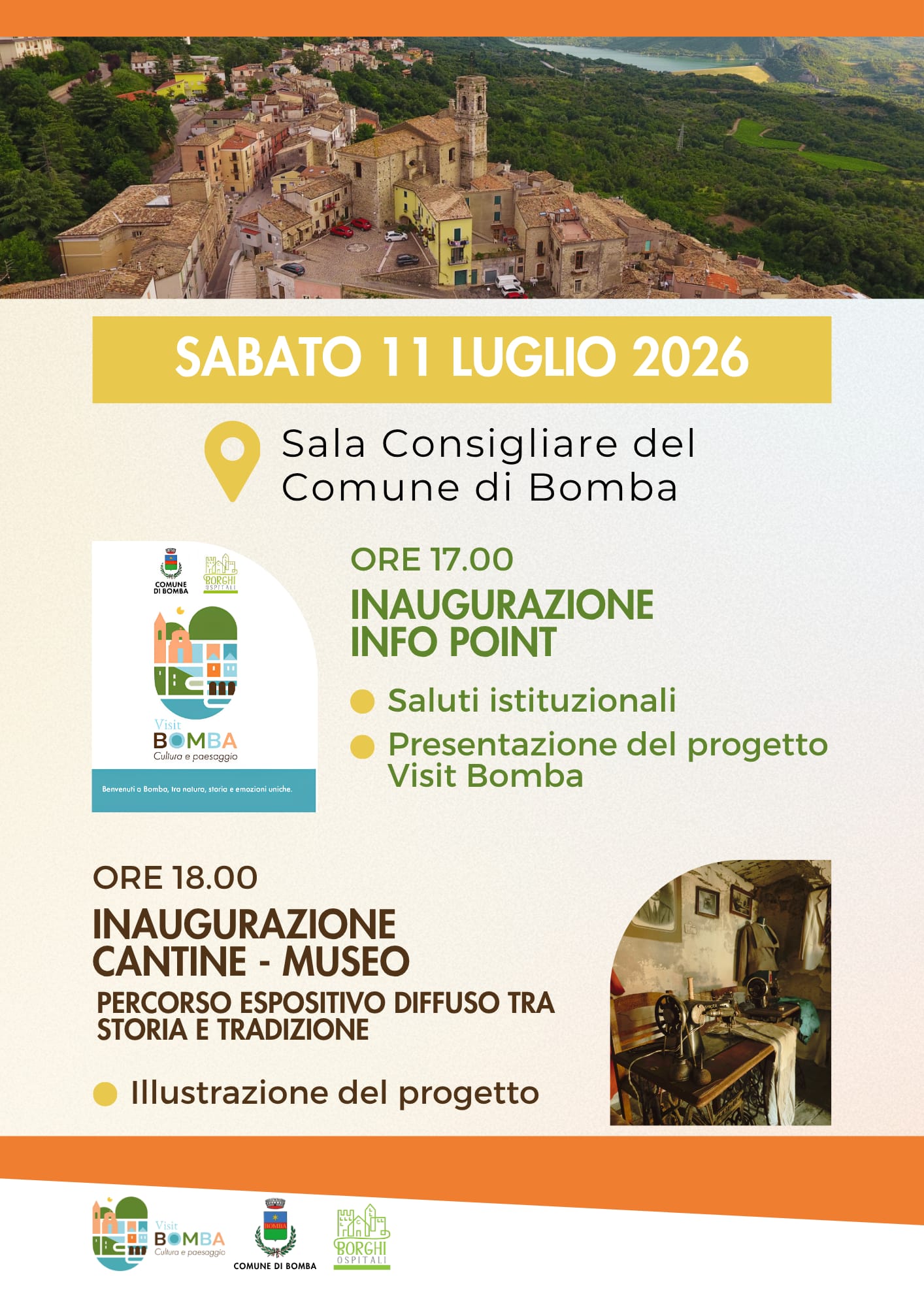 Bomba inaugura i nuovi spazi dedicati alla promozione del territorio e della memoria storica 7777